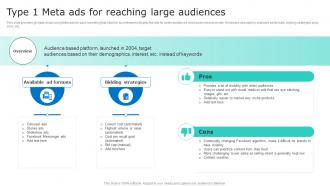 Type 1 Meta Ads For Reaching Large Audiences Driving Sales Revenue MKT SS V