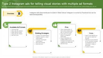 Type 2 Instagram Ads For Telling Visual Stories With Multiple Effective Paid Promotions MKT SS V