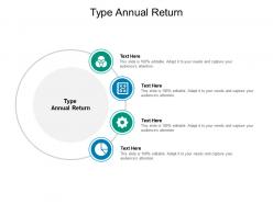 Type annual return ppt powerpoint presentation portfolio design inspiration cpb