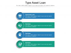 Type asset loan ppt powerpoint presentation example file cpb