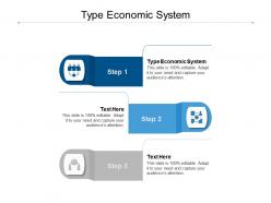 Type economic system ppt powerpoint presentation ideas diagrams cpb