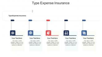 Type expense insurance ppt powerpoint presentation portfolio graphics example cpb