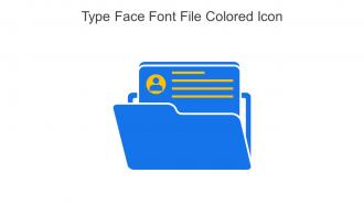Type Face Font File Colored Icon In Powerpoint Pptx Png And Editable Eps Format