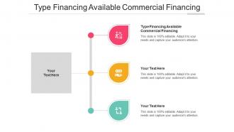 Type Financing Available Commercial Financing Ppt Powerpoint Files Cpb