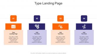 Type Landing Page In Powerpoint And Google Slides Cpb