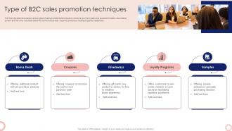 Type Of B2c Sales Promotion Techniques Steps To Execute Integrated MKT SS V