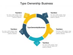 Type ownership business ppt powerpoint presentation show layouts cpb