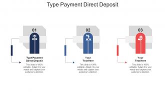Type payment direct deposit ppt powerpoint presentation ideas display cpb