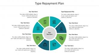 Type repayment plan ppt powerpoint presentation infographics show cpb