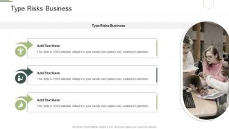 Type Risks Business In Powerpoint And Google Slides Cpb