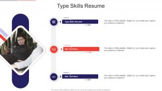 Type Skills Resume In Powerpoint And Google Slides Cpb