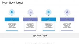 Type Stock Target In Powerpoint And Google Slides Cpb
