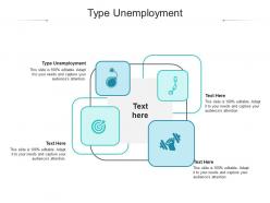 Type unemployment ppt powerpoint presentation summary brochure cpb