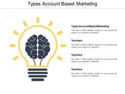 Types account based marketing ppt powerpoint presentation inspiration designs cpb