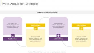 Types Acquisition Strategies In Powerpoint And Google Slides Cpb