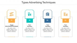 Types advertising techniques ppt powerpoint presentation summary backgrounds cpb