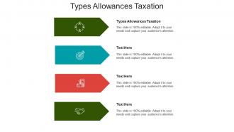 Types allowances taxation ppt powerpoint presentation layouts layouts cpb