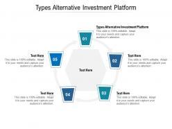 Types alternative investment platform ppt powerpoint presentation outline graphics download cpb