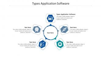 Types application software ppt powerpoint presentation summary topics cpb