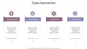 Types Approaches In Powerpoint And Google Slides Cpb