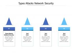 Types attacks network security ppt powerpoint presentation diagram templates cpb