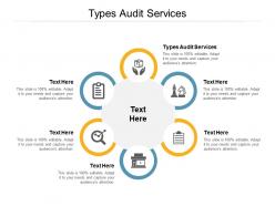 Types audit services ppt powerpoint presentation infographic template grid cpb