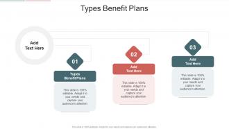 Types Benefit Plans In Powerpoint And Google Slides Cpb