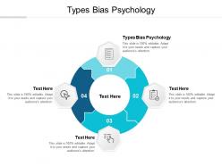 Types bias psychology ppt powerpoint presentation summary design templates cpb