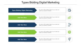 Types Bidding Digital Marketing Ppt Powerpoint Presentation Outline Graphics Cpb
