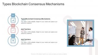 Types Blockchain Consensus Mechanisms In Powerpoint And Google Slides Cpb