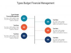 Types budget financial management ppt powerpoint presentation professional graphics design cpb