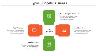 Types Budgets Business Ppt Powerpoint Presentation Ideas Master Slide Cpb
