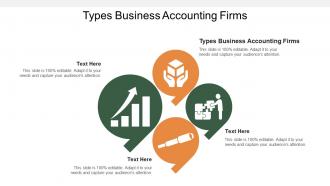 Types business accounting firms ppt powerpoint presentation outline deck cpb