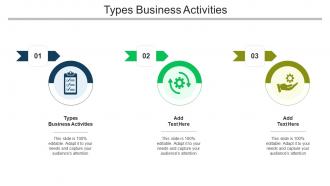Types Business Activities Ppt Powerpoint Presentation Pictures Slide Portrait Cpb