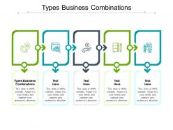 Types business combinations ppt powerpoint presentation icon deck cpb