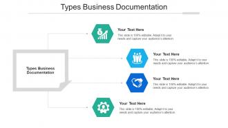 Types Business Documentation Ppt Powerpoint Presentation Infographics Smartart Cpb