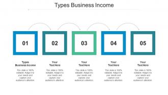 Types Business Income Ppt Powerpoint Presentation Gallery Inspiration Cpb