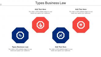 Types Business Law Ppt Powerpoint Presentation Layouts Information Cpb
