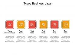 Types business laws ppt powerpoint presentation professional example topics cpb
