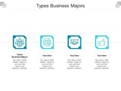 Types business majors ppt powerpoint presentation icon ideas cpb