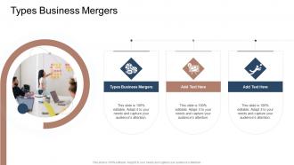 Types Business Mergers In Powerpoint And Google Slides Cpb
