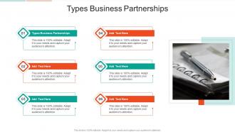 Types Business Partnerships In Powerpoint And Google Slides Cpb