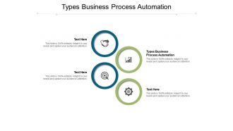 Types business process automation ppt powerpoint presentation file graphics template cpb