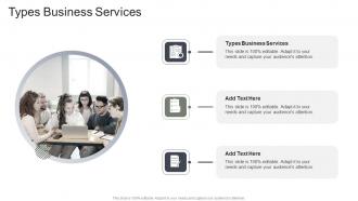 Types Business Services In Powerpoint And Google Slides Cpb