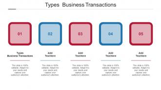 Types Business Transactions Ppt Powerpoint Presentation Shapes Cpb