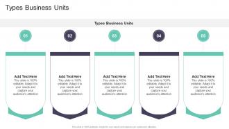 Types Business Units In Powerpoint And Google Slides Cpb