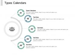 Types calendars ppt powerpoint presentation layouts graphics cpb
