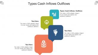 Types cash inflows outflows ppt powerpoint presentation icon clipart cpb