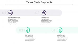 Types Cash Payments In Powerpoint And Google Slides Cpb