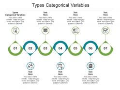 Types categorical variables ppt powerpoint presentation outline smartart cpb